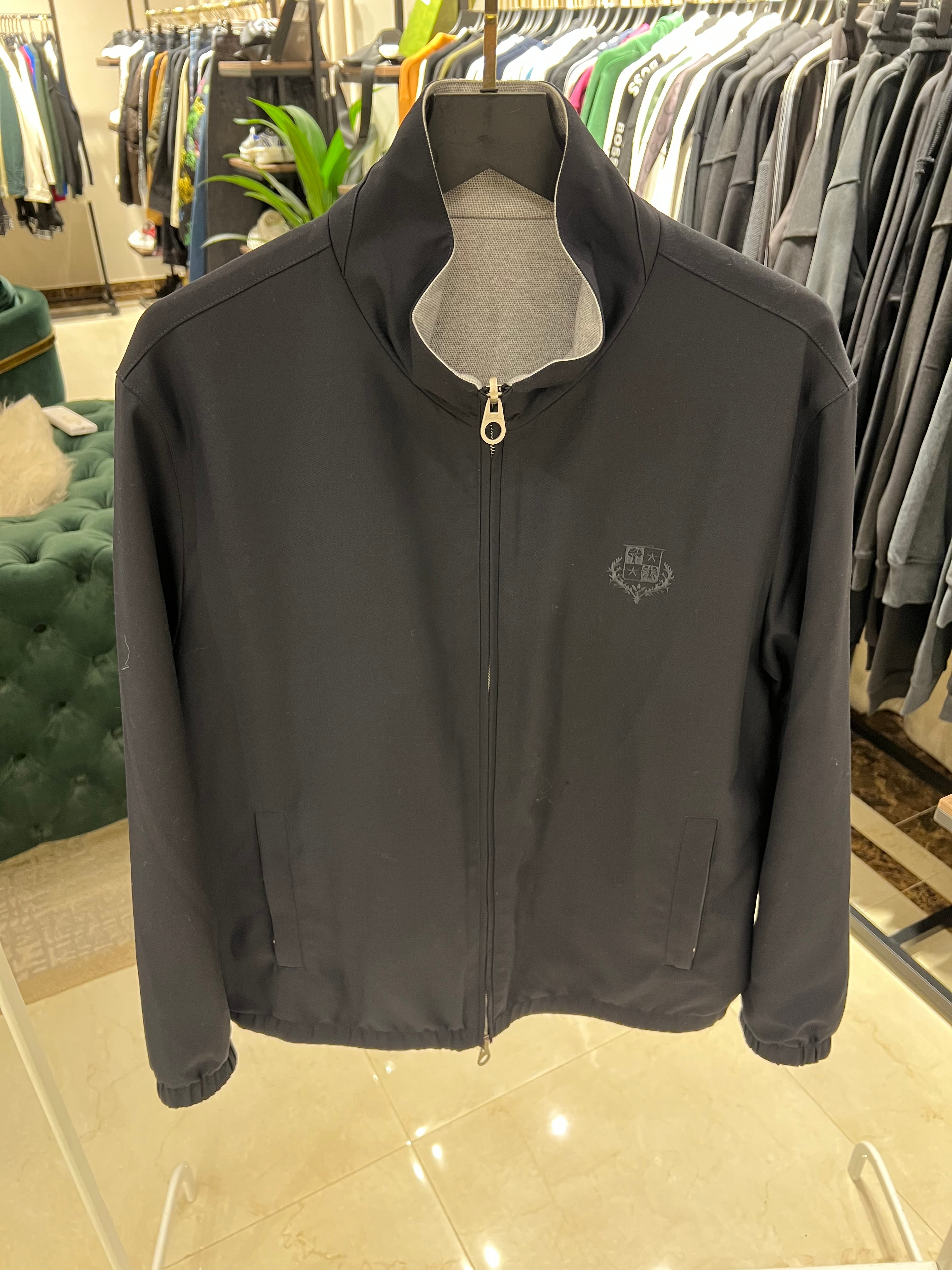 LORO PIANA DOUBLE FACE ZIPPER JACKET